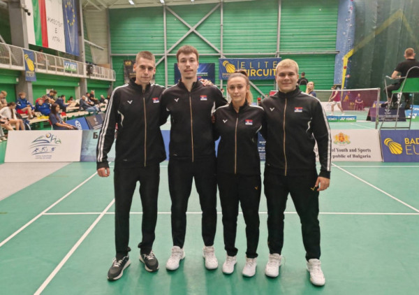 Reprezentativci Srbije u badmintonu osvojili zlato i bronzu na turniru u Sofiji