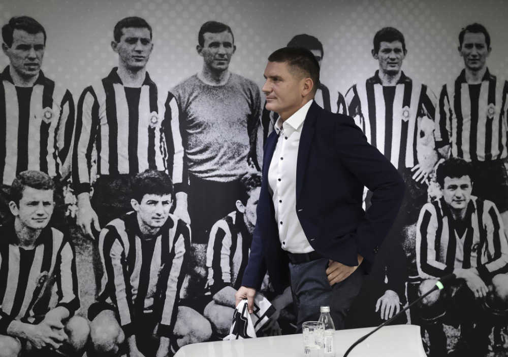 Srđan Blagojević, trener Akrona, u vreme dok je radio u Partizanu