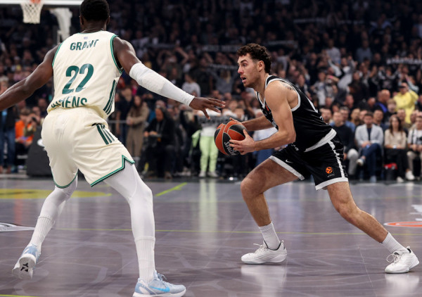 (UŽIVO/VIDEO) Partizan - Panatinaikos (1/4): Bolje otvaranje "zelenih"