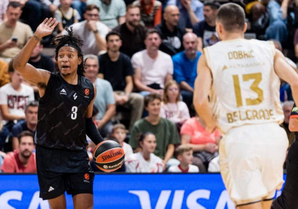 (UŽIVO,VIDEO) Asvel - Crvena zvezda 2/4: Crveno beli sa -4 otišli na pauzu