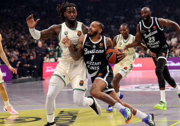 (UŽIVO/VIDEO) Partizan - Panatinaikos (2/4): "Zeleni" bolji i imaju prednost