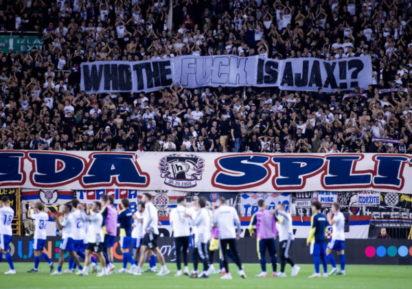 Hajduk slavio protiv Ajaksa posle 16 godina, pa se izvinjavao zbog divljanja navijača
