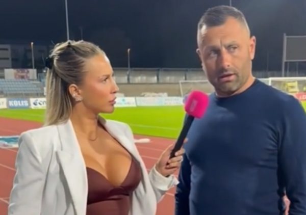 (VIDEO): Nije smeo novinarku ni da pogleda: Češki trener ovaj intervju nikada neće zaboraviti