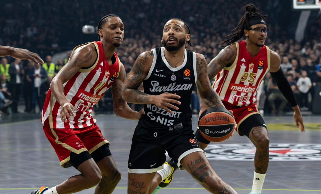 Detalj sa utakmice Partizan - Crvena zvezda