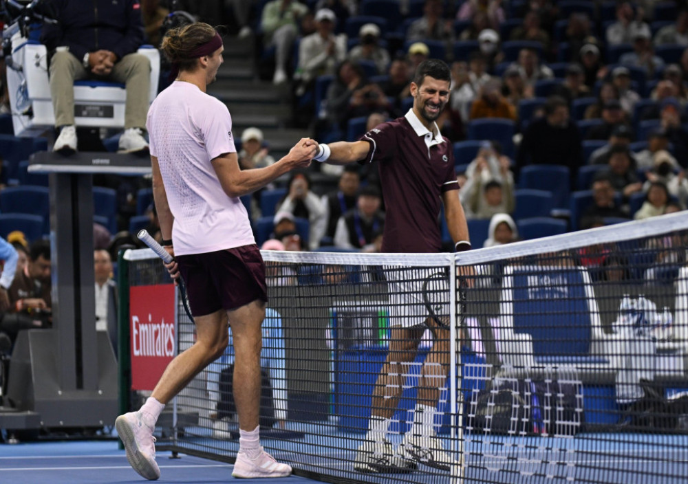 Aleksandar Zverev i Novak Đoković, nemački i srpski teniser