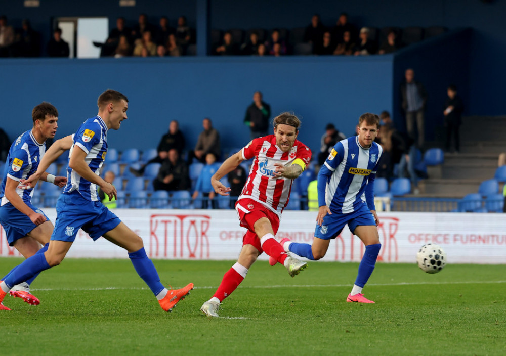 Fudbaleri Crvene zvezde i OFK Beograda
