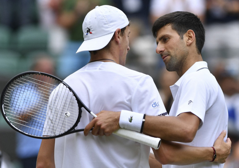 Novak Đoković i Ugo Amber, srpski i francuski teniser